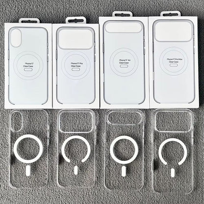 iPhone 17 Series Clear PC Magnetic Phone Case