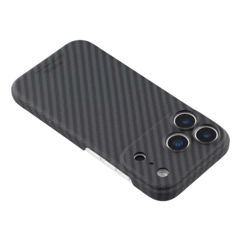 iPhone 17 Pro Max 0.6mm Ultra Slim X-LEVEL Carbon Fiber Magnetic Cover with Magsafe - Black
