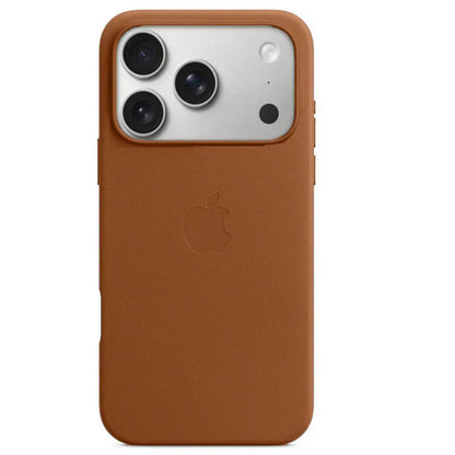iPhone 17 Pro Max Leather Case with Magsafe - Saddle Brown
