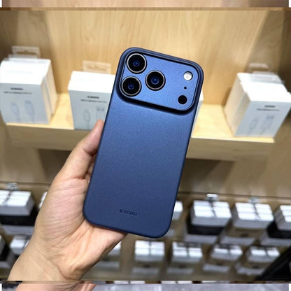 iPhone 17 Pro Max Ultra Thin KZDOO Air Skin Matte Frosted Back Cover - Blue