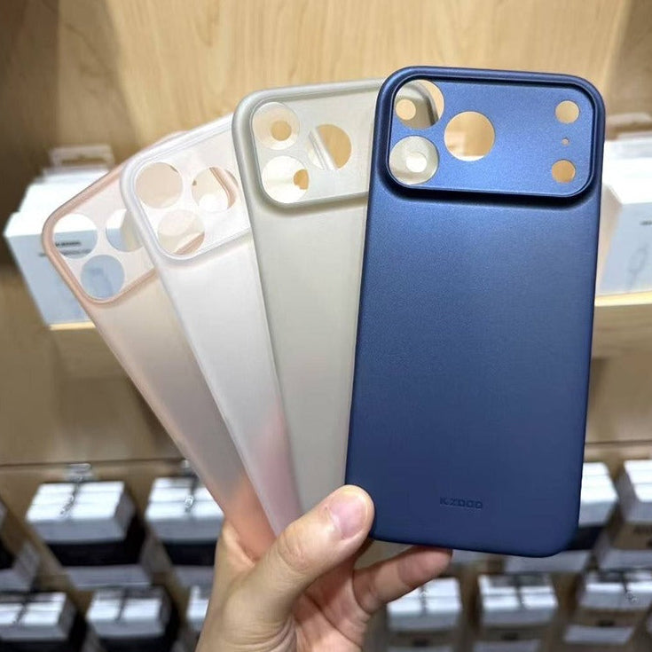iPhone 17 Pro Max Ultra Thin KZDOO Air Skin Matte Frosted Back Cover - Orange