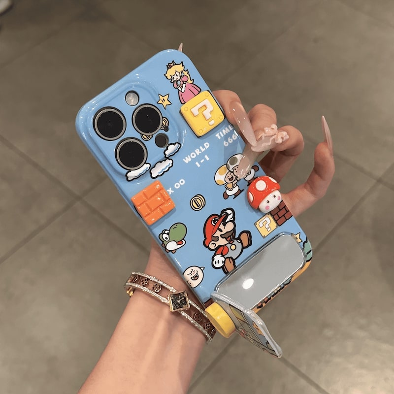 Mario Stand Mirror Phone Case