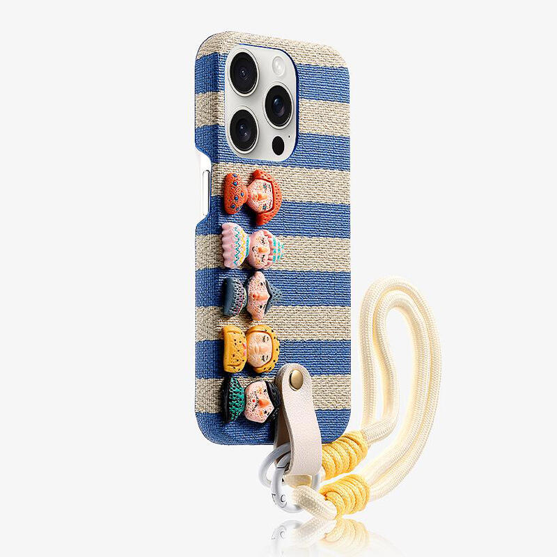 Lanyard Dolls Leather Phone Case