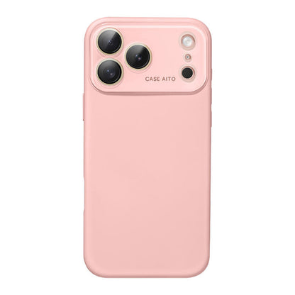 Large Window Liquid Silicone Phone Case - Pink