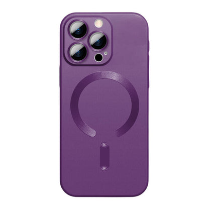 Lens Film CD MagSafe Phone Case - Deep Purple