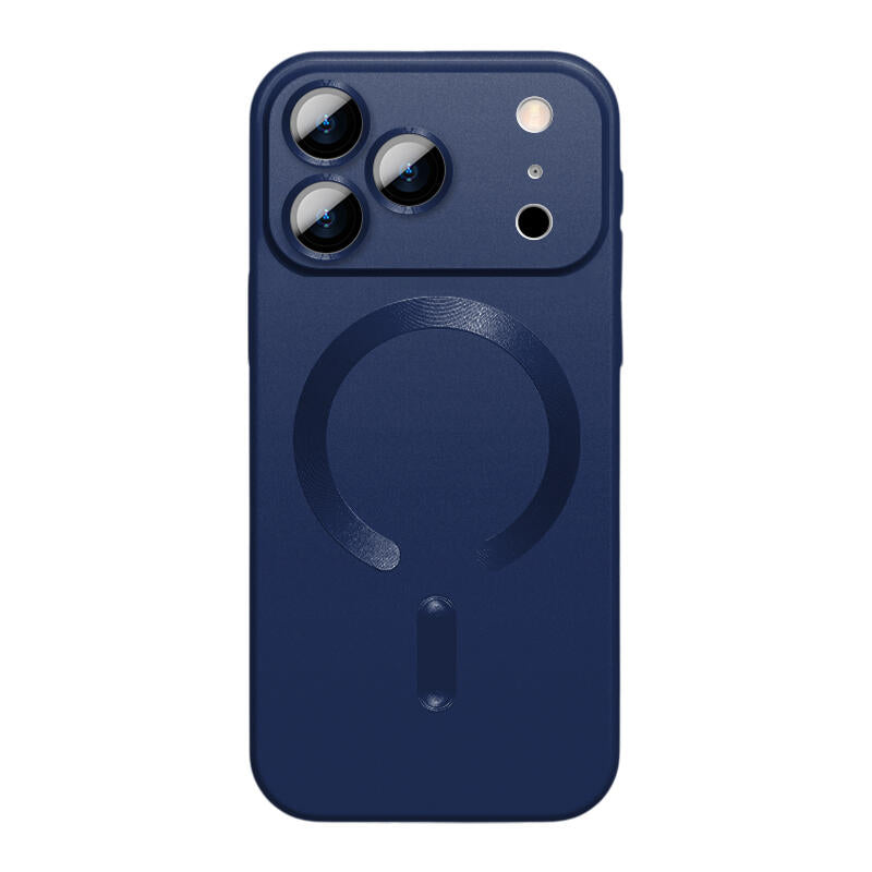 Lens Film CD MagSafe Phone Case - Deep Blue