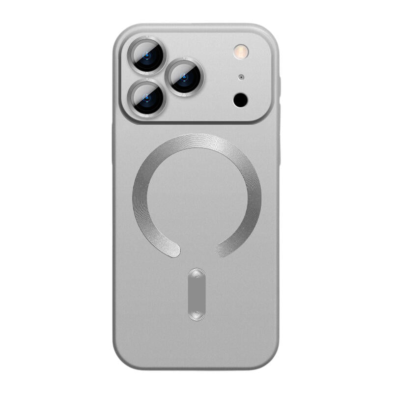 Lens Film CD MagSafe Phone Case - Silver