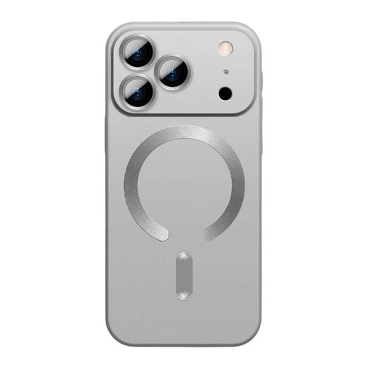 Lens Film CD MagSafe Phone Case - Silver