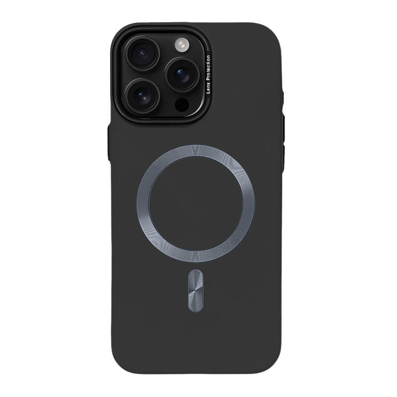 Lens Protection Matte MagSafe Phone Case - Black