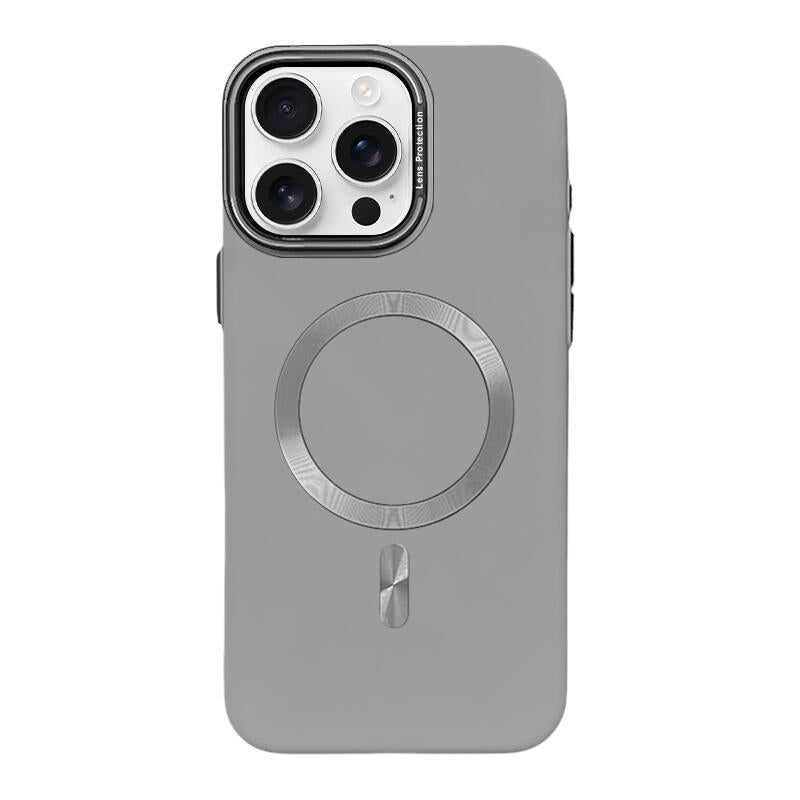 Lens Protection Matte MagSafe Phone Case - Titanium Gray