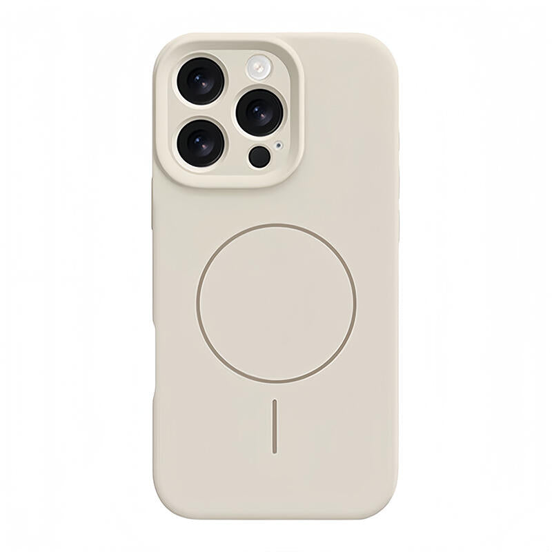 Liquid Silicone MagSafe Phone Case - Antique White