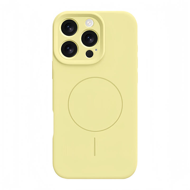 Liquid Silicone MagSafe Phone Case - Butter Yellow