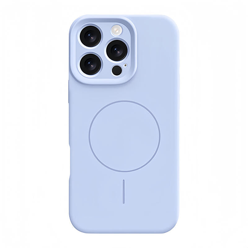 Liquid Silicone MagSafe Phone Case - Light Blue