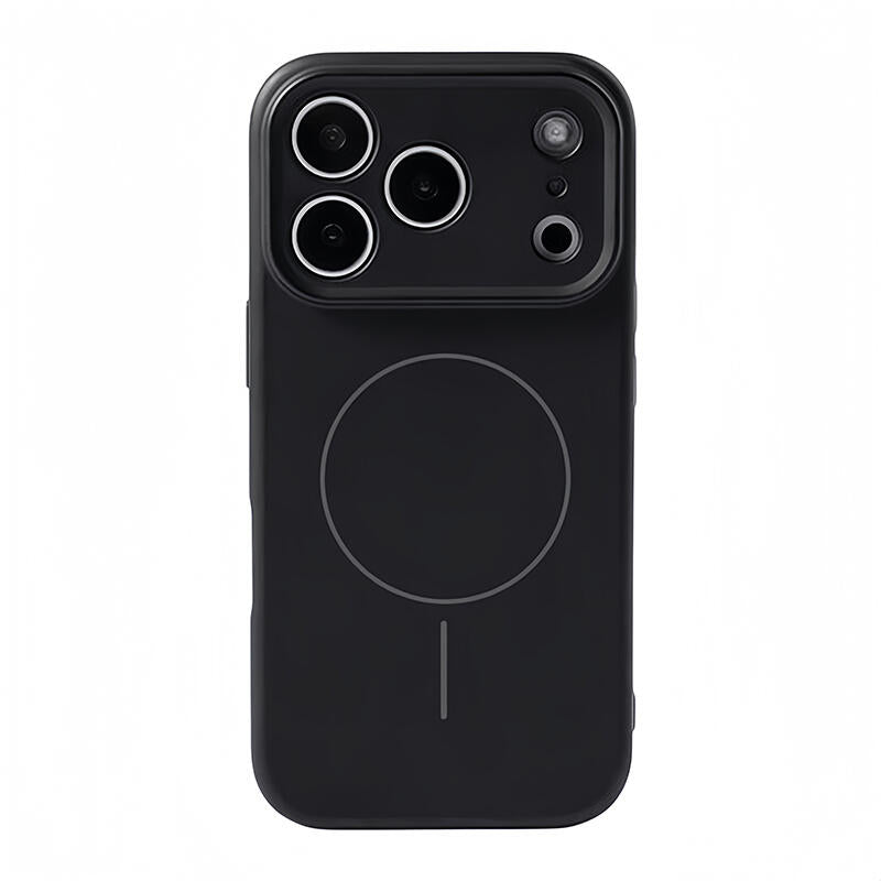 Liquid Silicone MagSafe Phone Case - Black