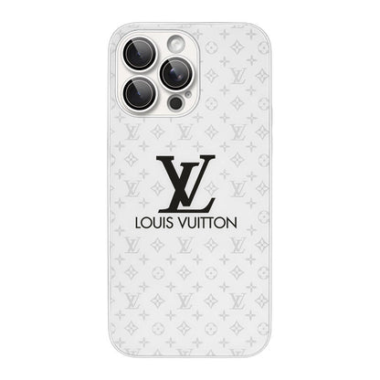 Luxury Frosted Glass Phone Case - White
