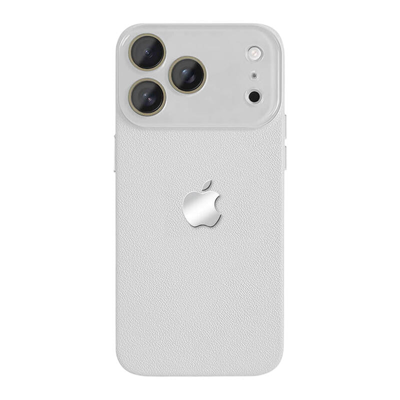 Lychee Texture Leather Phone Case - White