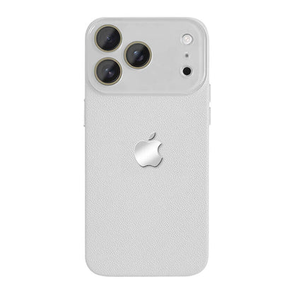 Lychee Texture Leather Phone Case - White