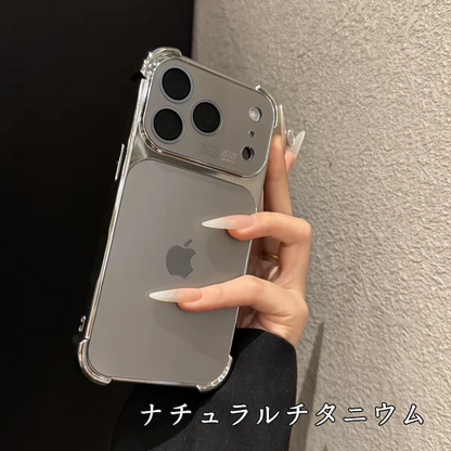 Aurora Plated Full-Cover Case - Minimalist and premium aurora-style case for iPhone 17 Pro Max, also compatible with iPhone 16, 15, and 14 — stylish, creative