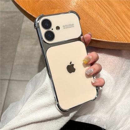 Aurora Plated Full-Cover Case - Minimalist and premium aurora-style case for iPhone 17 Pro Max, also compatible with iPhone 16, 15, and 14 — stylish, creative