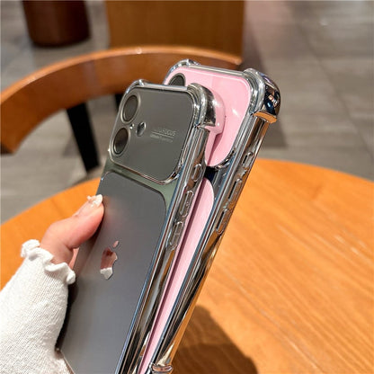 Aurora Plated Full-Cover Case - Minimalist and premium aurora-style case for iPhone 17 Pro Max, also compatible with iPhone 16, 15, and 14 — stylish, creative