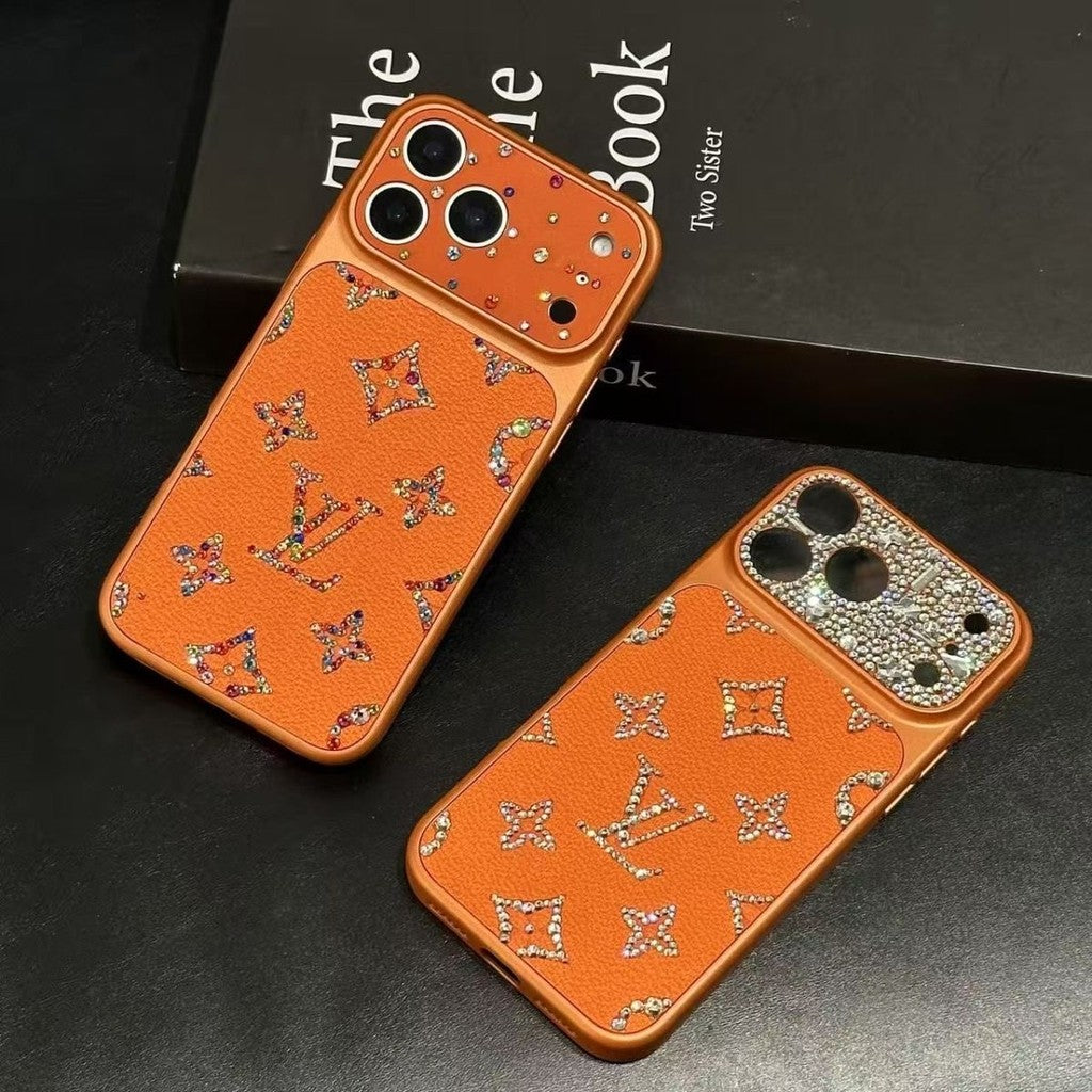 Luxury Brand Rhinestones Glitter Phone Case For iPhone 14-17