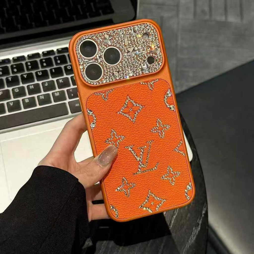 Luxury Brand Rhinestones Glitter Phone Case For iPhone 14-17