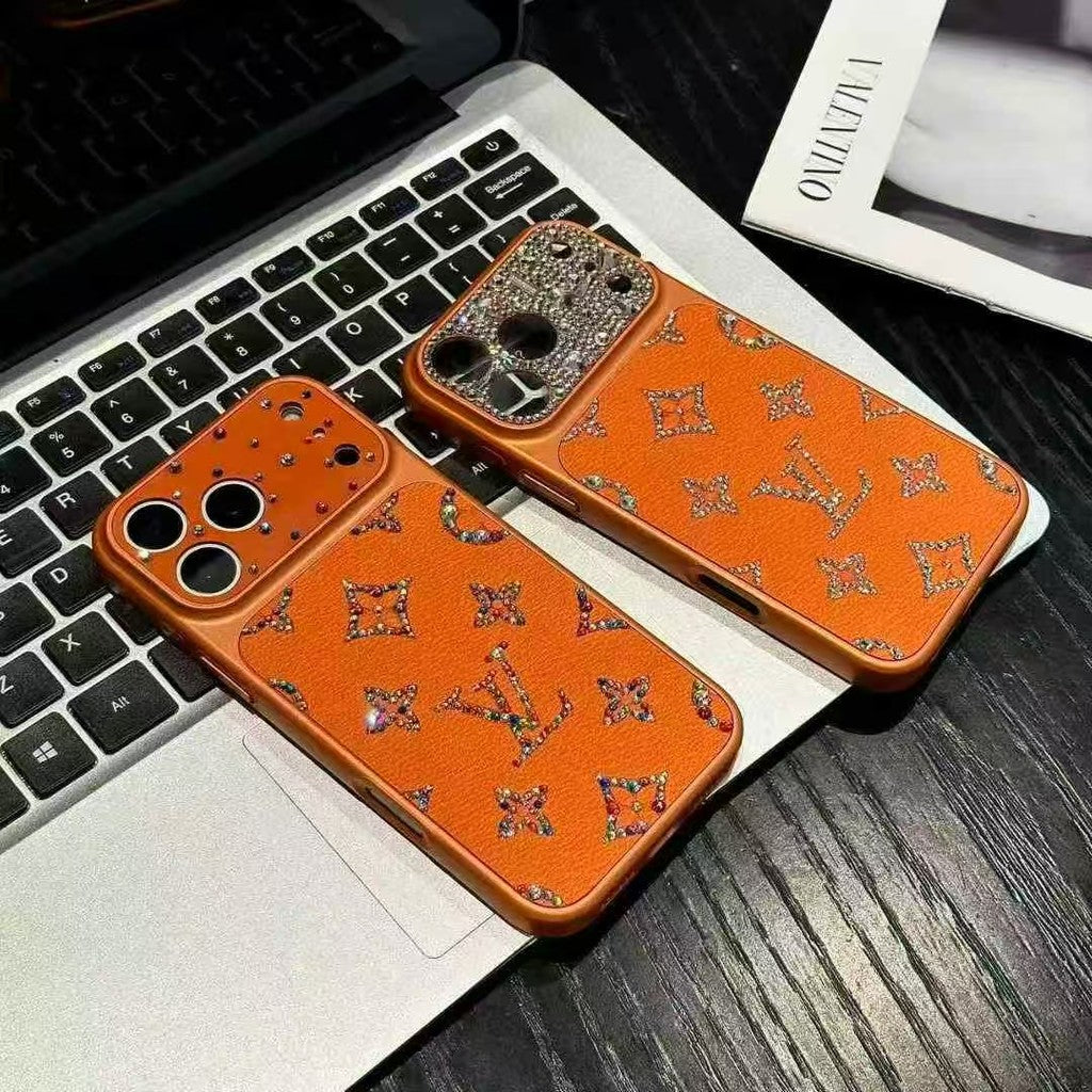Luxury Brand Rhinestones Glitter Phone Case For iPhone 14-17