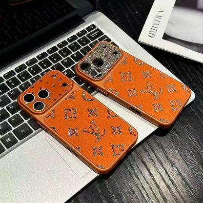 Luxury Brand Rhinestones Glitter Phone Case For iPhone 14-17