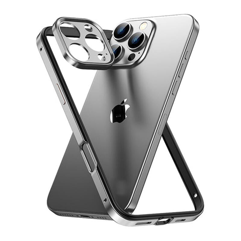 Silicone Metal Frame Phone Case