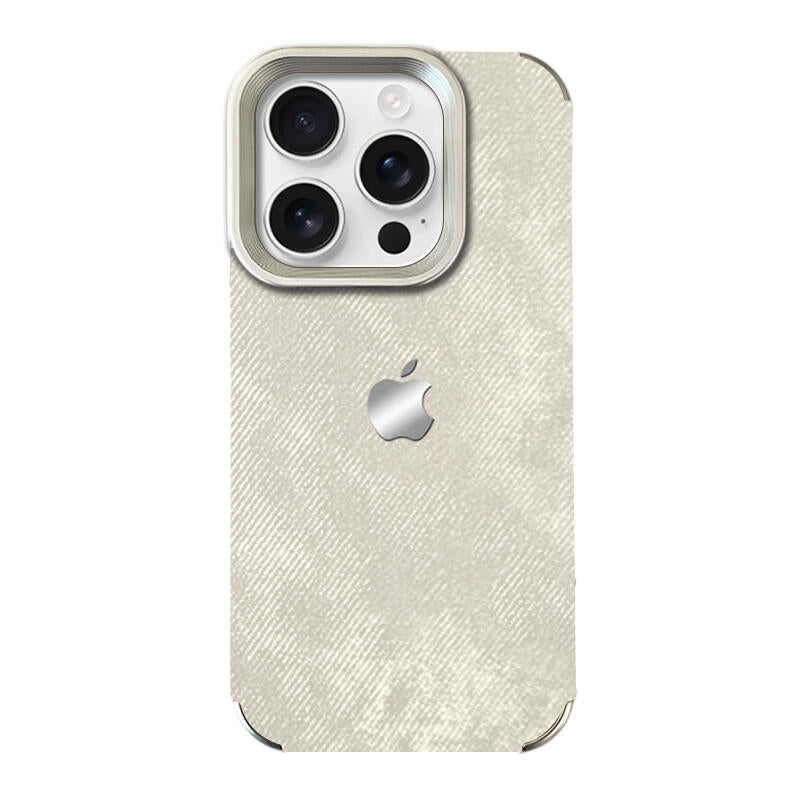 Silver Plated Denim Phone Case