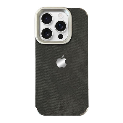 Silver Plated Denim Phone Case