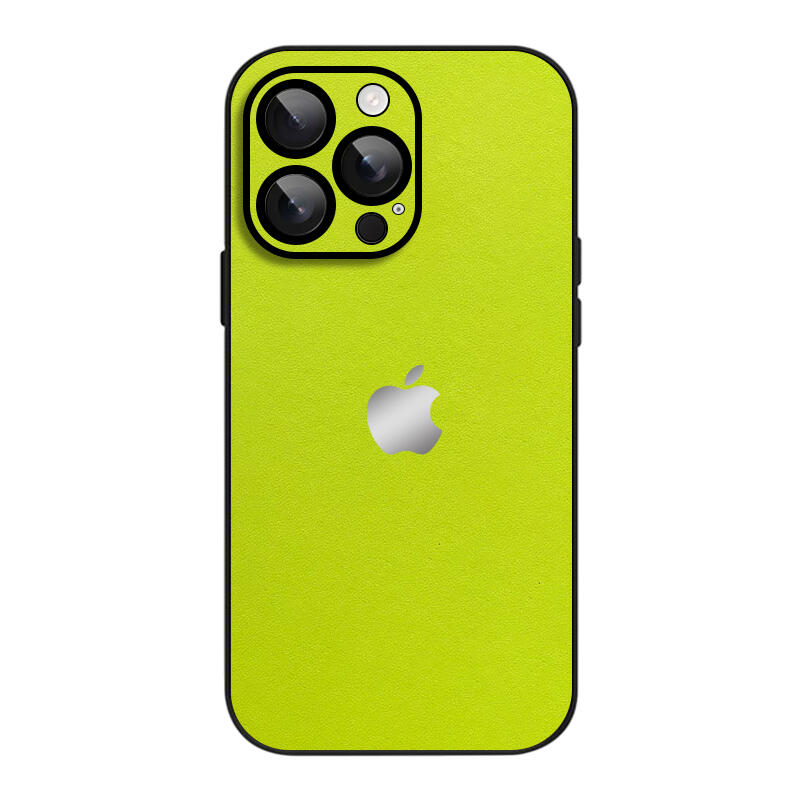 Simple Leather Pure Color Phone Case - Green