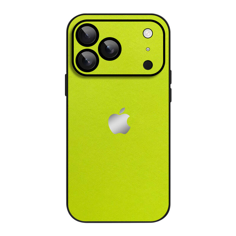 Simple Leather Pure Color Phone Case - Green