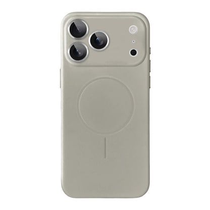 Simple Liquid Silicone MagSafe Phone Case - Gray