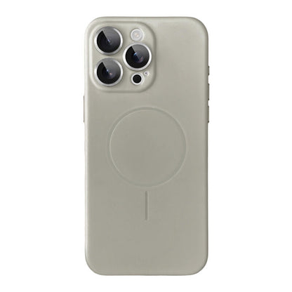 Simple Liquid Silicone MagSafe Phone Case - Gray