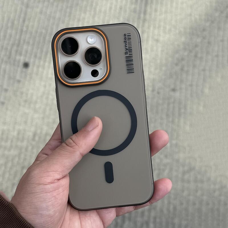 Soft Sand Transparent MagSafe Phone Case