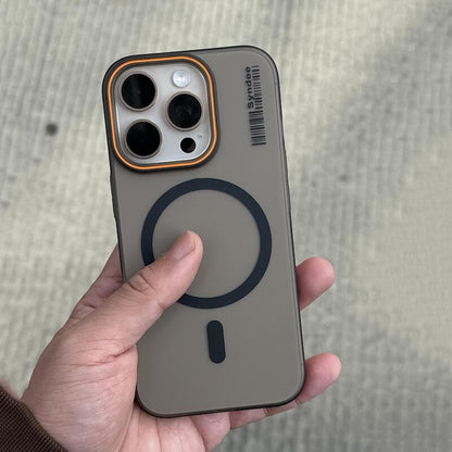 Soft Sand Transparent MagSafe Phone Case