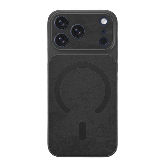 Snow Mountain Pattern MagSafe Phone Case - Black