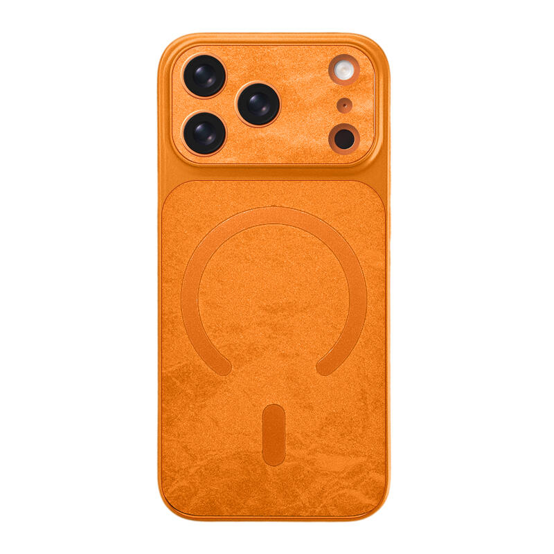 Snow Mountain Pattern MagSafe Phone Case - Orange