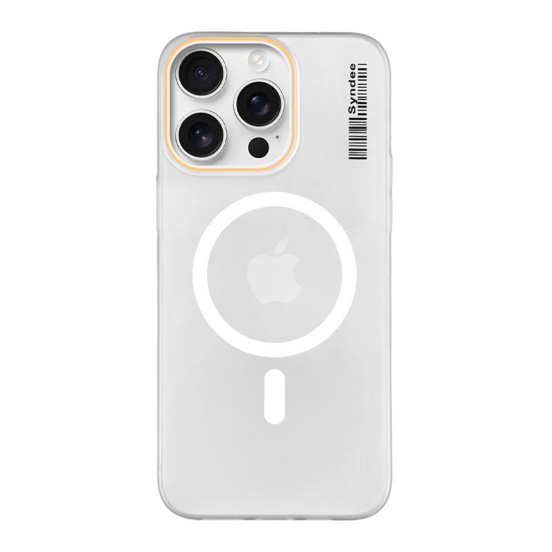 Soft Sand Translucent MagSafe Phone Case - White