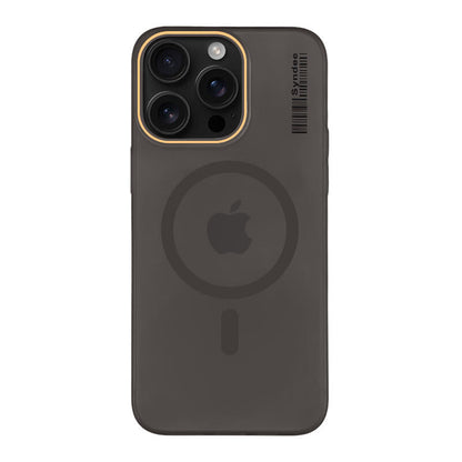 Soft Sand Translucent MagSafe Phone Case - Black