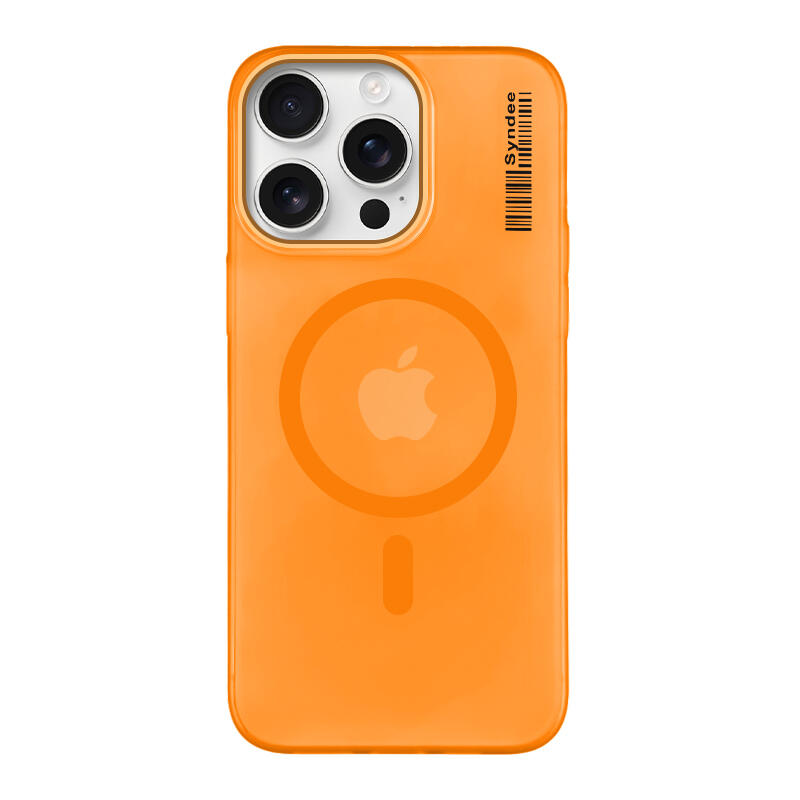 Soft Sand Translucent MagSafe Phone Case - Orange