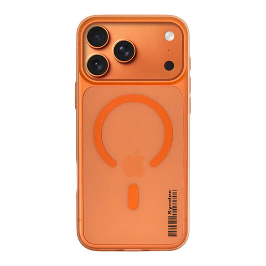 Soft Sand Translucent MagSafe Phone Case - Orange