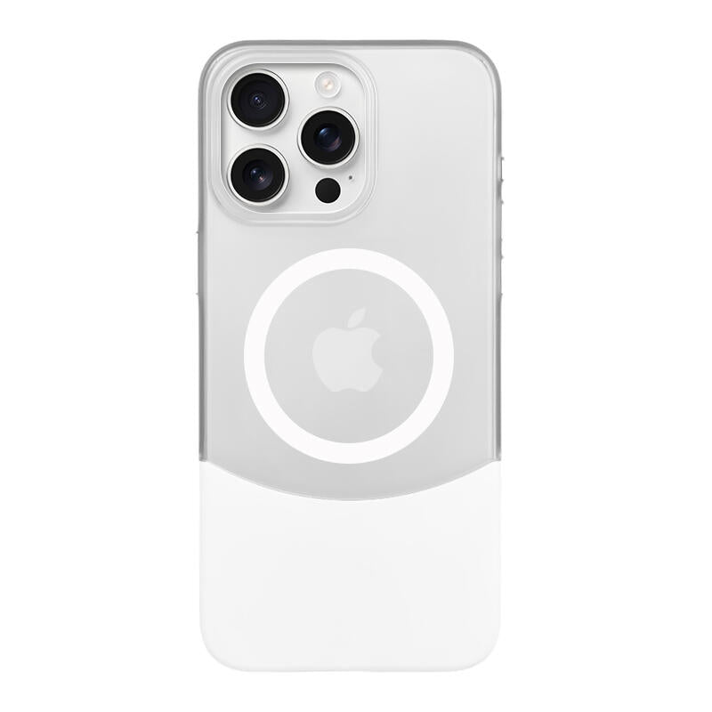 Spliced Magsafe Phone Case - White